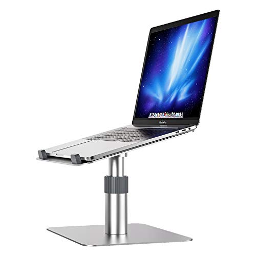 Newaner Supporto PC Portatile,Alluminio Ventilato Porta Notebook,Supporto per Tablet,regolabile in altezza, girevole a 360°,compatibile con computer(10-16pollici),incluso MacBook Pro/Air Surface