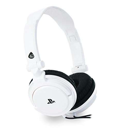 4Gamers 4G-4887WHT Cuffie Gaming Stereo, Bianco