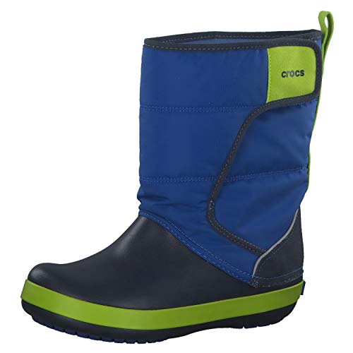 Crocs LodgePoint Snow Boot Kids, Stivali da Neve Unisex-Adulto, Blu (Blue Jean/Navy), 37/38 EU