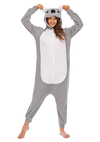 BGOKTA Costumi Cosplay per Adulti Pigiama Animale One Piece Koala, M