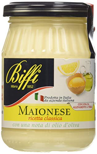 Biffi Maionese Classica con olio d'oliva - Pacco da 6 x 180 g, Totale: 1.08 kg