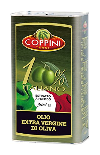Olio extra vergine di oliva Coppini 100% Italiano 1 latta da 3 LT