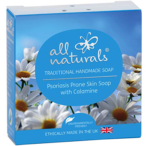 All Naturals - Sapone Organico per psoriasi con Calamina e Camomilla, 100g