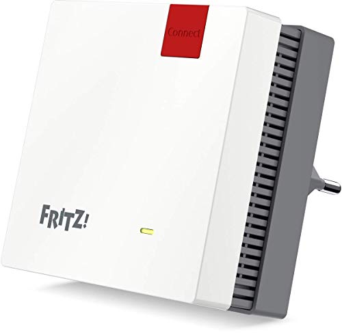 AVM FRITZ!Repeater 1200 (due unità radio: 5 GHz (fino a 866 MBit/s), 2,4 GHz (fino a 400 MBit/s), 1 Gigabit LAN, rete WLAN, versione in lingua tedesca)