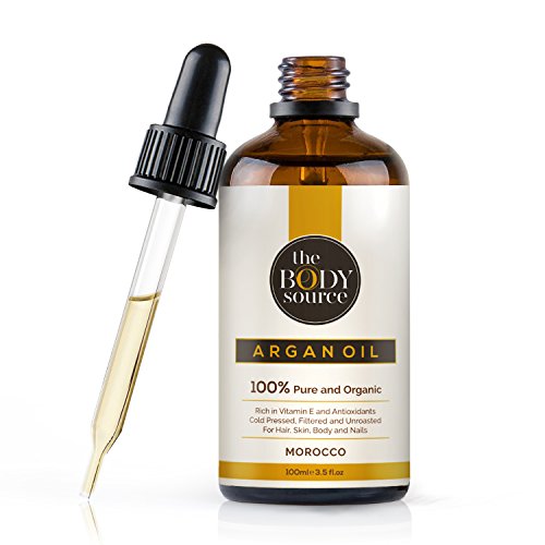 Olio di Argan puro al 100% - Ricco di vitamina E e antiossidanti - Adatto per capelli, pelle, corpo e unghie.