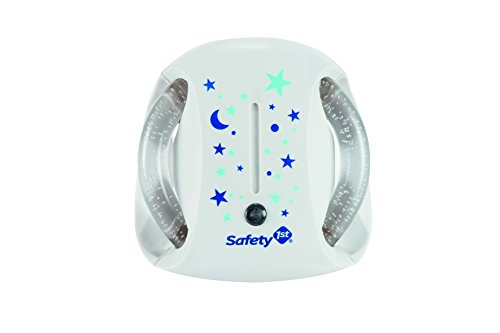 Safety 1st Luce Notturna Bambini, con Sensore Crepuscolare, Bianco/Blu/Turchese