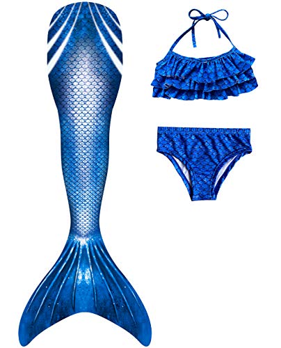 shepretty Coda di Sirena con Bikini per Bambina,wupuG12,120