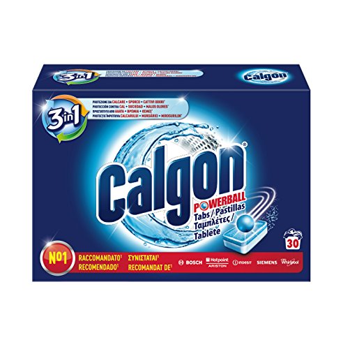 Calgon, Pastiglie Anticalcare Lavatrice, 3in1, 30 Pastiglie