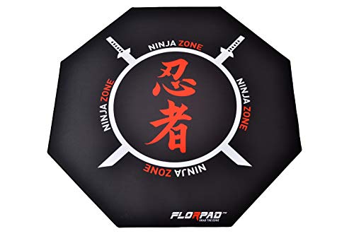 Florpad - Tappeto game “Ninja Zone”, 120 x 120 cm