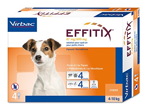 Effitix 4 pipette per animali da 4 a 10 kg