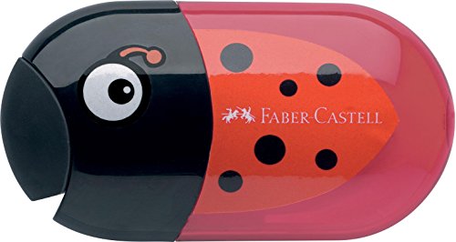 Faber-Castell 183526 Temperamatite, Rosso
