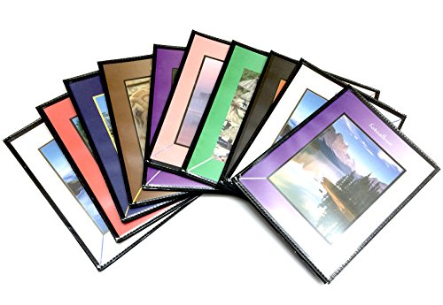 Lotto 10 album per 400 foto 10x15 cm . ( 1 album x 40 foto) - set di 10 pezzi , colori assortiti, copertina personalizzabile.