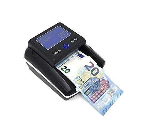Rilevatore di soldi falsi aggiornabile con USB Verifica banconote false Euro
