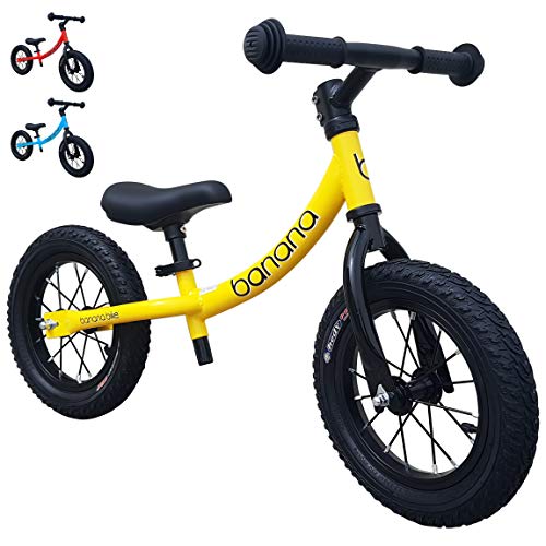 Banana Bike GT - Bicicletta Senza Pedali per Bambini - 2, 3, 4 e 5 Anni di età (Giallo)