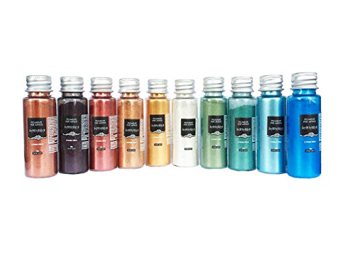 Resin Pro Sahara - Pigmenti Metallici Misti per Adulti, Multicolore, Taglia Produttore: 10 x 10 ml