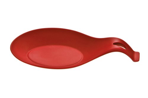 Premier Housewares Zing Posa cucchiaio in silicone, colore: Rosso