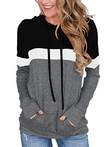 ihot Felpa Donna con Cappuccio Manica Lunga Felpe Lunghe Maglioni Vestiti Hoodie Sport Hoodie