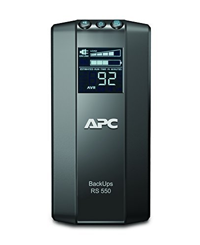 APC Power-Saving Back-UPS PRO - BR550GI - Gruppo di Continuità (UPS) 550VA (AVR, 6 Uscite IEC-C13, USB, Shutdown Software)