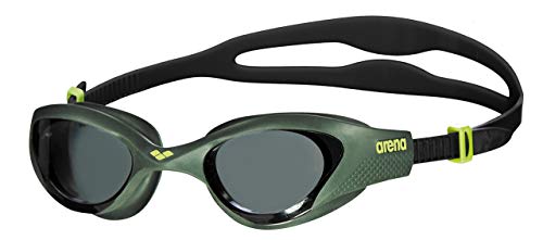 Arena The One, Occhialini Unisex Adulto, Verde (Smoke/Deep Green/Black), Taglia Unica