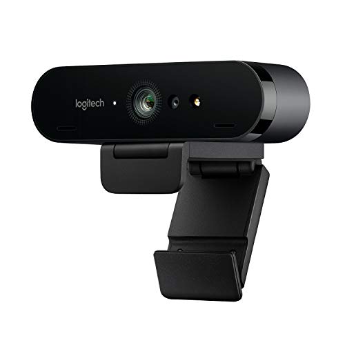 Logitech Brio Stream Webcam per Streaming Ultra HD 4K Veloce a 1080p/60fps, Campo Visivo Regolabile, Funziona con Skype, Zoom, Xsplit, Youtube, PC/Xbox/Mac, ‎Nero