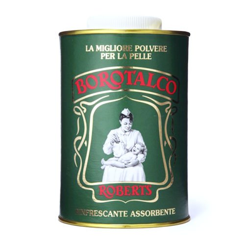 ROBERTS BOROTALCO Polvere Talco Fine Naturale Talc Thin Powder Can Vintage Latta 500gr