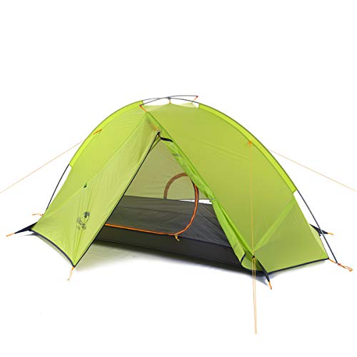 Naturehike Tagar tenda da campeggio ultra leggera 1-2 persona escursioni a piedi (Verde chiaro, 1 persona)