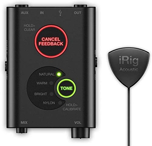 iRig Acoustic Stage - Sistema microfono digitale avanzato per chitarra acustica