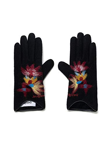 Desigual Gloves_Lovely Guanti per Basse Temperature, Black, U Donna