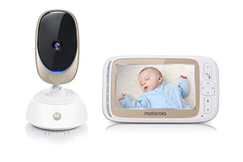 Motorola Baby Comfort 85 Connect - Babyphone con funzione di rotazione e zoom, Wi-Fi, display a colori da 5.0