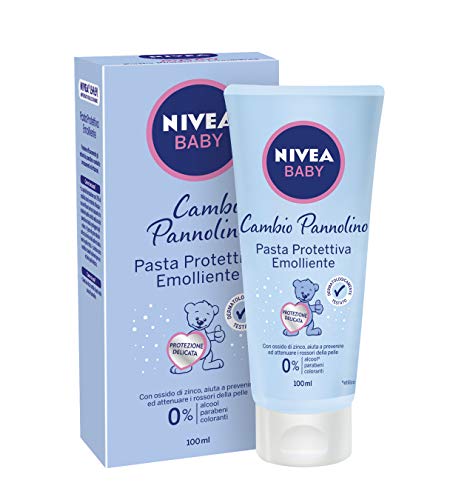 NIVEA Baby Cambio Pannolino, Pasta Protettiva Emolliente, 100 ml