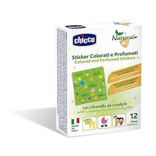 Chicco Cerotti Sticker Colorati e Profumati alla Citronella, multicolore