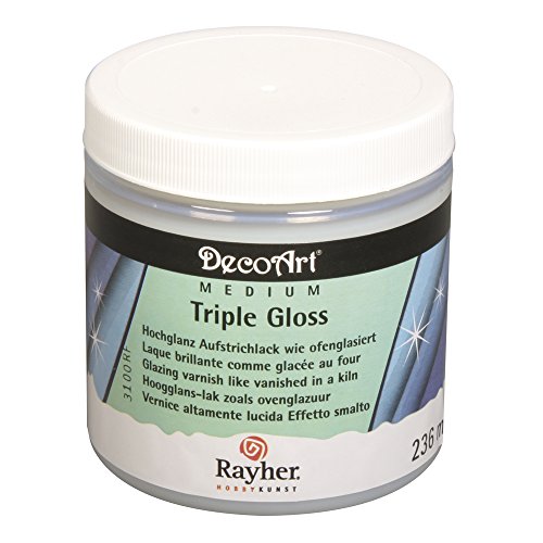 Rayher Triple Gloss - Vernice per interni, confezione da 236 ml (articolo 38067000)