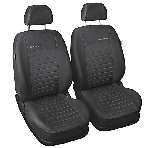 Coprisedili Auto Anteriori Copri-sedile con Airbag  Sistema Elegance P4 - Grigio