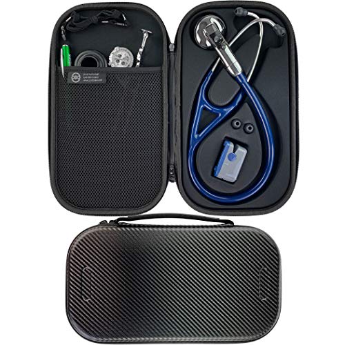 Pod Technical Cardiopod II - Custodia per stetoscopio per tutti gli stetoscopi Littmann, in carbonio