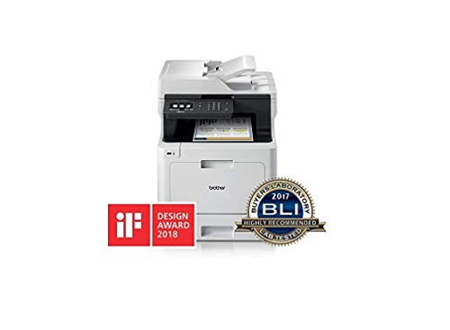 Brother MFC-L8690CDW Stampante Multifunzione Laser a Colori, con Fax, Velocità di Stampa 31 ppm, Stampa, Copia, Scansione e Fax Fronte/Retro Automatico, Rete Cablata, Wi-Fi e Wi-Fi Direct