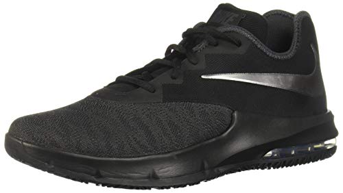 Nike Air Max Infuriate III Low, Walking Shoe Uomo, Black/Mtlc Dark Grey-Anthracite, 41 EU