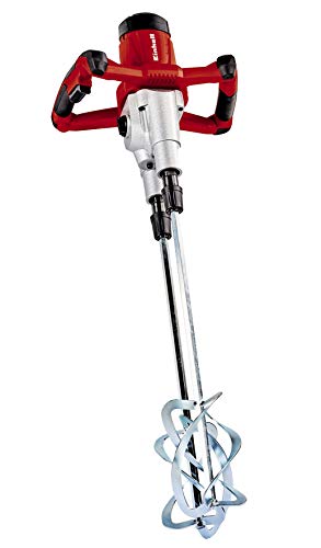 Einhell 4258561 Agitatore per Malta e Vernice Te-MX 1600-2 Ce Twin, 1600 W, Rosso, Nero