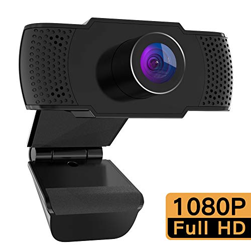 M Mehoom Webcam 1080P con microfono, videocamera PC desktop USB 2.0 Full HD Web Camera per videochiamate, studio, conferenza, registrazione