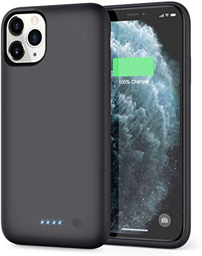 iPosible Cover Batteria per iPhone 11 PRO Max, 7800mAh Cover Ricaricabile Custodia Batteria Cover Caricabatteria Battery Case per iPhone 11 PRO Max [6.5''] Cover Power Bank Backup Charger Case