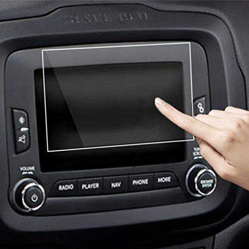 Junecat Sostituzione per la Copertura della Pellicola 2015-2017 Jeep Renegade dell'automobile dello Schermo Dvd GPS Navigation Protezione dello Schermo di Vetro temperato