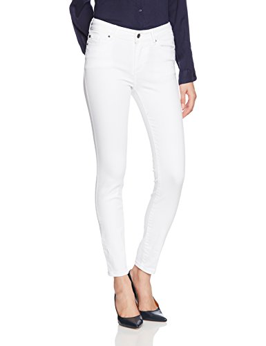 ARMANI EXCHANGE 8nyj01 Jeans Skinny, Bianco (White Denim 0102), W28/L32 (Taglia Produttore: 28) Donna