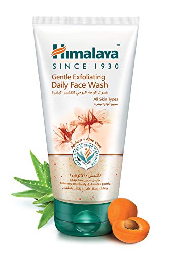 Himalaya Gentle Exfoliating Daily Face Wash, with Apricot and Aloe Vera, 150 ml