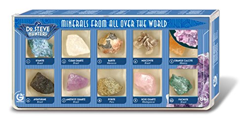 Dr. Steve Hunters ED501K - Minerals from all Over The World, 10 Minerali