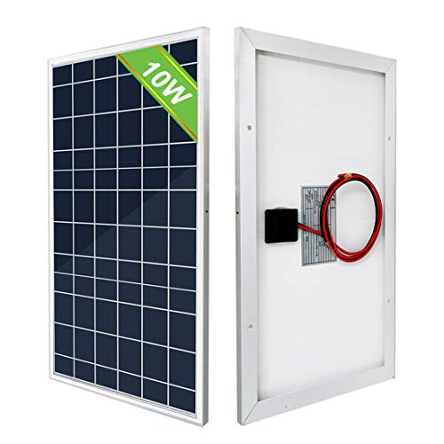 Pannello solare, ecologico ed affidabile 10 W, 12 Volt, caricabatterie da 10 W