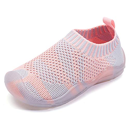 GUBARUN Daclay Scarpe Ragazze per Ragazzi Scarpe Sportive Running Unisex – Bambini(Rosa 1,22EU)