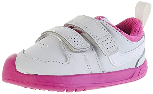 Nike Pico 5 TDV, Scarpe da Ginnastica Unisex-Bambini, Platinum Tint/Bianco/Active Fuchsia, 19.5 EU