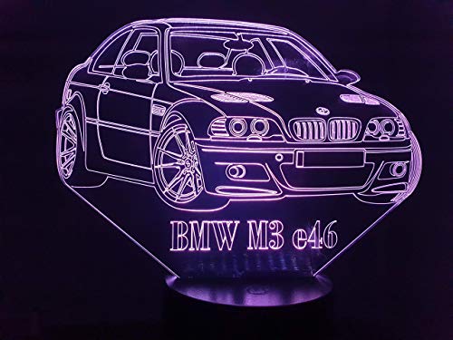 M3 E46, lampada da salotto 3D