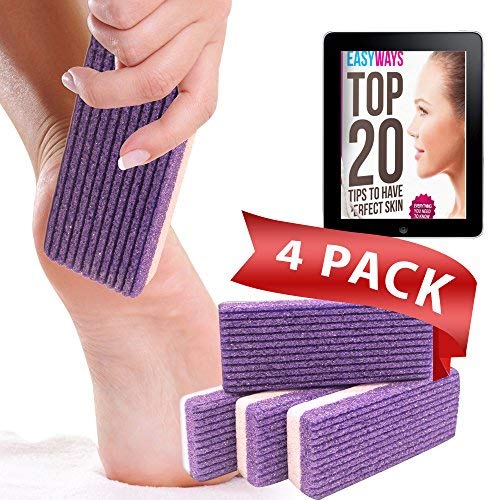 Love Pumice #1 Amazing Pumice Stone (Pack of 4) - Foot Scrubber - Callus remover- Pumice Stone for Feet,Hands and Body