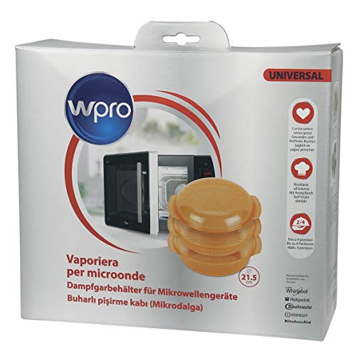 Whirlpool STM006 Vaporiera rotonda per forno a microonde Colore Arancione (arancione)