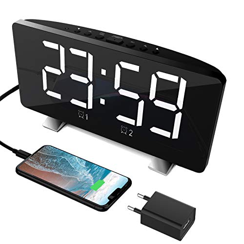 Radio Alarm Clock Sveglia Digitale Sveglia con 7,5 